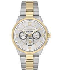 U.S. Polo Assn. USPA1135-04 Men's Watch, Silver/Gold