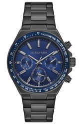 U.S. Polo Assn. USPA1130-04 Black Men's Watch