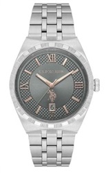 U.S. Polo Assn. USPA1129-04 Мужские часы, серебристые