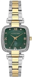 U.S. Polo Assn. USPA2114-02 Men's Watch, Silver/Gold