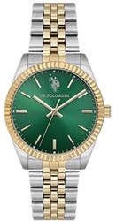U.S. Polo Assn. USPA2103-01 Men's Watch, Silver/Gold