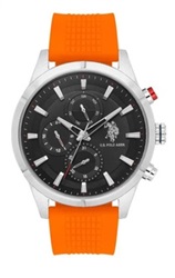 U.S. Polo Assn. USPA1014B-17 Orange Men's Watch
