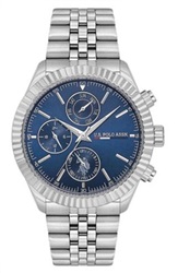 U.S. Polo Assn. USPA1054B-03 Silver Men's Watch 42 mm
