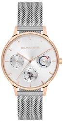 U.S. Polo Assn. USPA2096-03 Silver/Rose Men's Watch