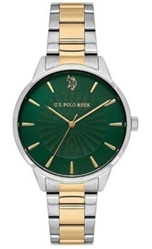 U.S. Polo Assn. USPA2095-05 Men's Watch, Silver/Gold