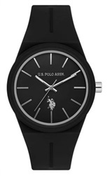U.S. Polo Assn. USPA1110-02 Чёрные мужские часы 41 мм