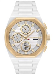 U.S. Polo Assn. USPA1103-05 White Men's Watch