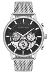 U.S. Polo Assn. USPA1102-04 Silver Men's Watch