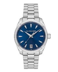 U.S. Polo Assn. USPA1095-01 Silver Men's Watch 41 mm