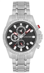 U.S. Polo Assn. USPA1077-01 — мужские часы, серебристые
