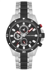 U.S. Polo Assn. USPA1077-02 Kol Saati Siyah/gümüş