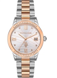 U.S. Polo Assn. USPA2059-04 Silver/Rose Men's Watch