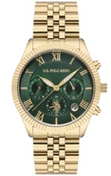 U.S. Polo Assn. USPA2040-05, золотистые мужские часы