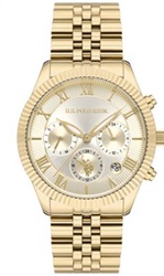 U.S. Polo Assn. USPA2040-04 мужские часы, золотистые, 38 мм
