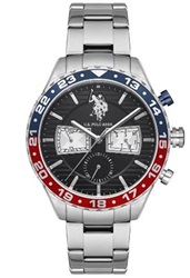 U.S. Polo Assn. USPA1037-01 Silver Watch 44 mm