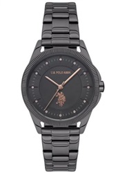 U.S. Polo Assn. USPA2018-04, мужские часы, тёмно-серые, 37 мм