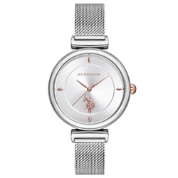 U.S. Polo Assn. USPA2005-02 Silver Women's Watch