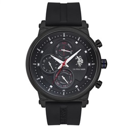 U.S. Polo Assn. USPA1008-07 — чёрные мужские часы