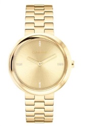 Мужские часы Calvin Klein Twisted Bezel CK25100094, золотистые