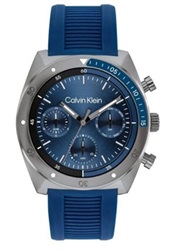 Calvin Klein CK Flex CK25200468, синие мужские наручные часы