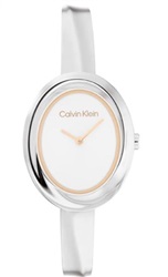 Calvin Klein Twisted Bezel CK25100055, мужские часы, серебристые