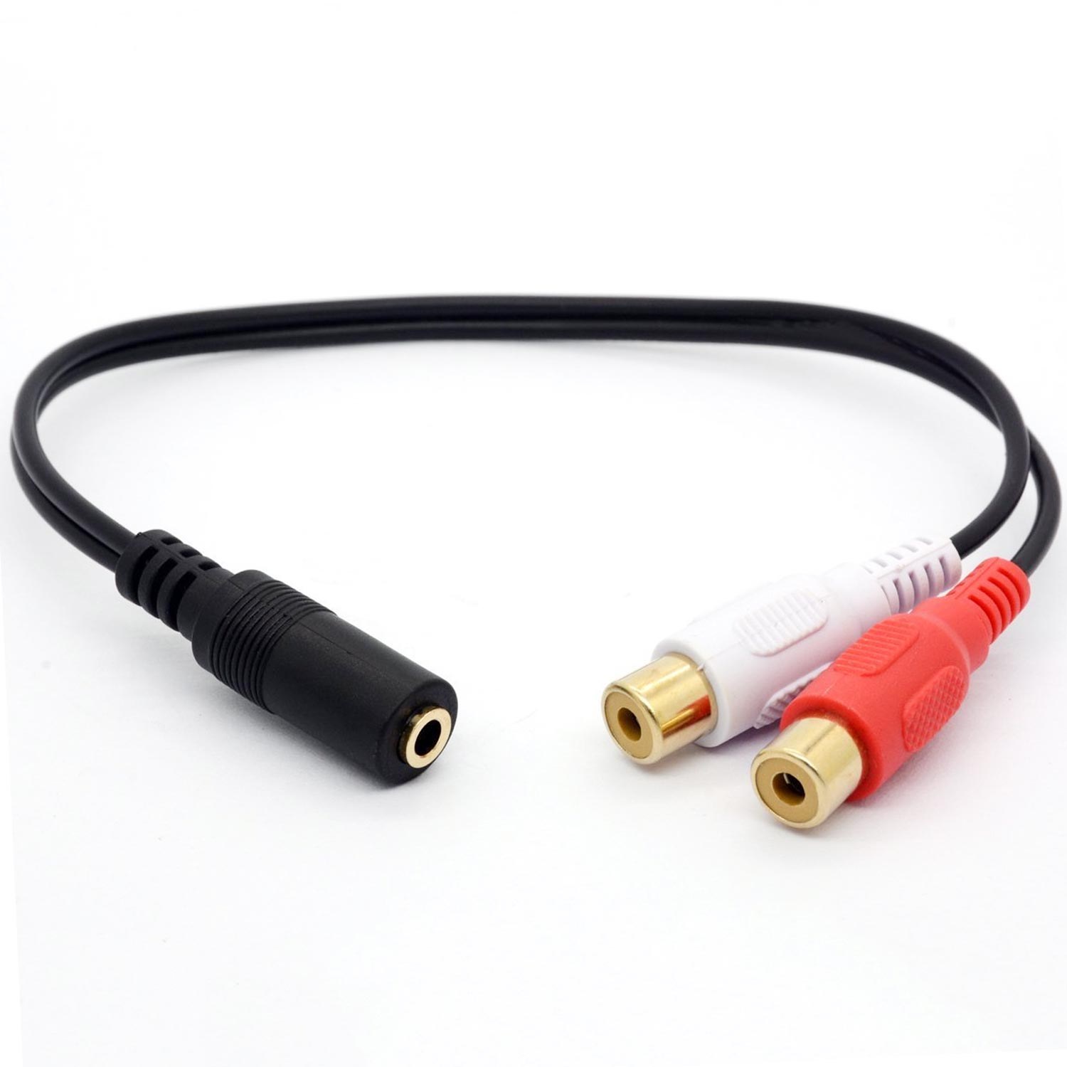 S-link SL-358 15cm 3.5F to 2 RCA F Stereo Cable
