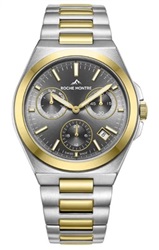 Roche Montre Engadin Full Date RMG6018-06 Kol Saati Gümüş/altın