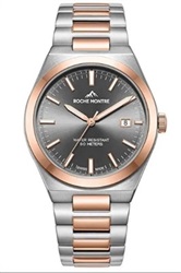 Roche Montre RMG6017-06 Men's Watch, Silver/Rose