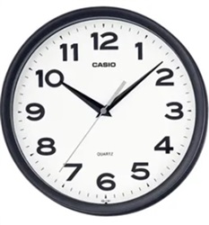Casio IQ-151-1DF Black Wall Clock