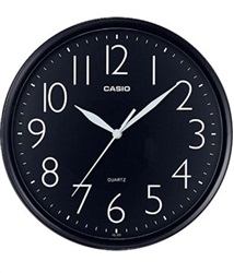 Casio IQ-05-1DF Black Wall Clock