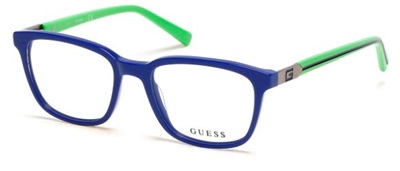 Guess GU9207V 090 Kids' Optical Frames, Blue