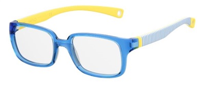 Safilo 0005/N-MVU Kids' Optical Glasses, Blue Mvu