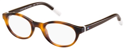 Tommy Hilfiger TH1224 9N4 — детская оправа для очков, коричневая