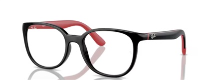 Ray-Ban Kids RY1631 3928 детская оправа для очков, чёрно-красная