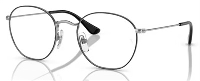 Ray-Ban Kids RY9572V детская оправа для очков, чёрная/серебристая 4064