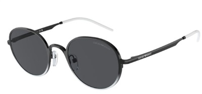 Emporio Armani EA2151 337287 Kids' Sunglasses, Black and White