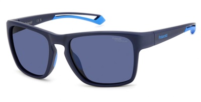 Polaroid PLD7052/S Kids' Sunglasses Blue FLL7I Polarized
