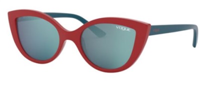 Vogue Eyewear VJ2003 Kids' Sunglasses Red 27756J Mirrored