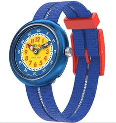 Flik Flak Retro Blue FBNP187 Çocuk Kol Saati Mavi