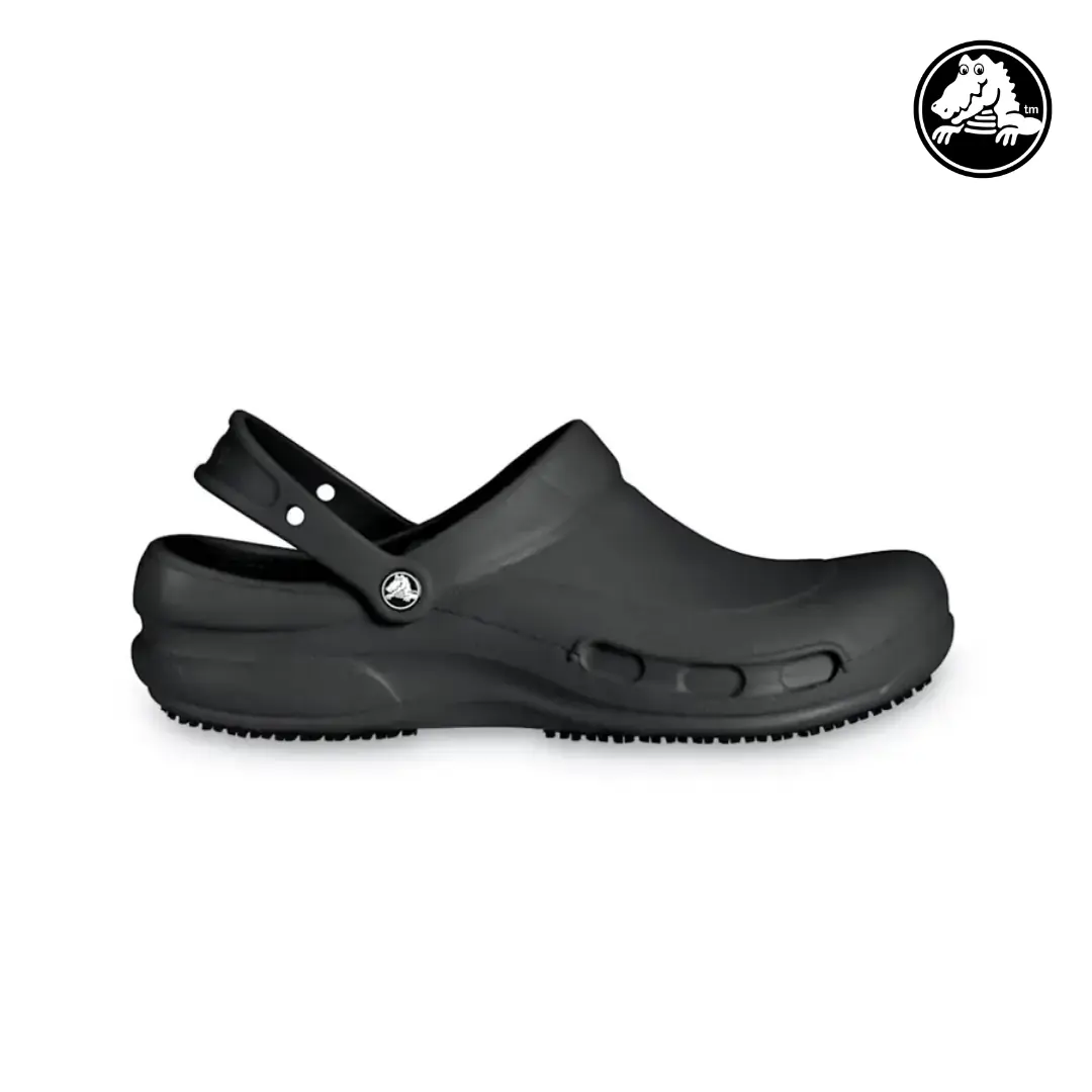 Crocs Bistro Kadın Siyah Kapalı Burunlu İş Terliği
