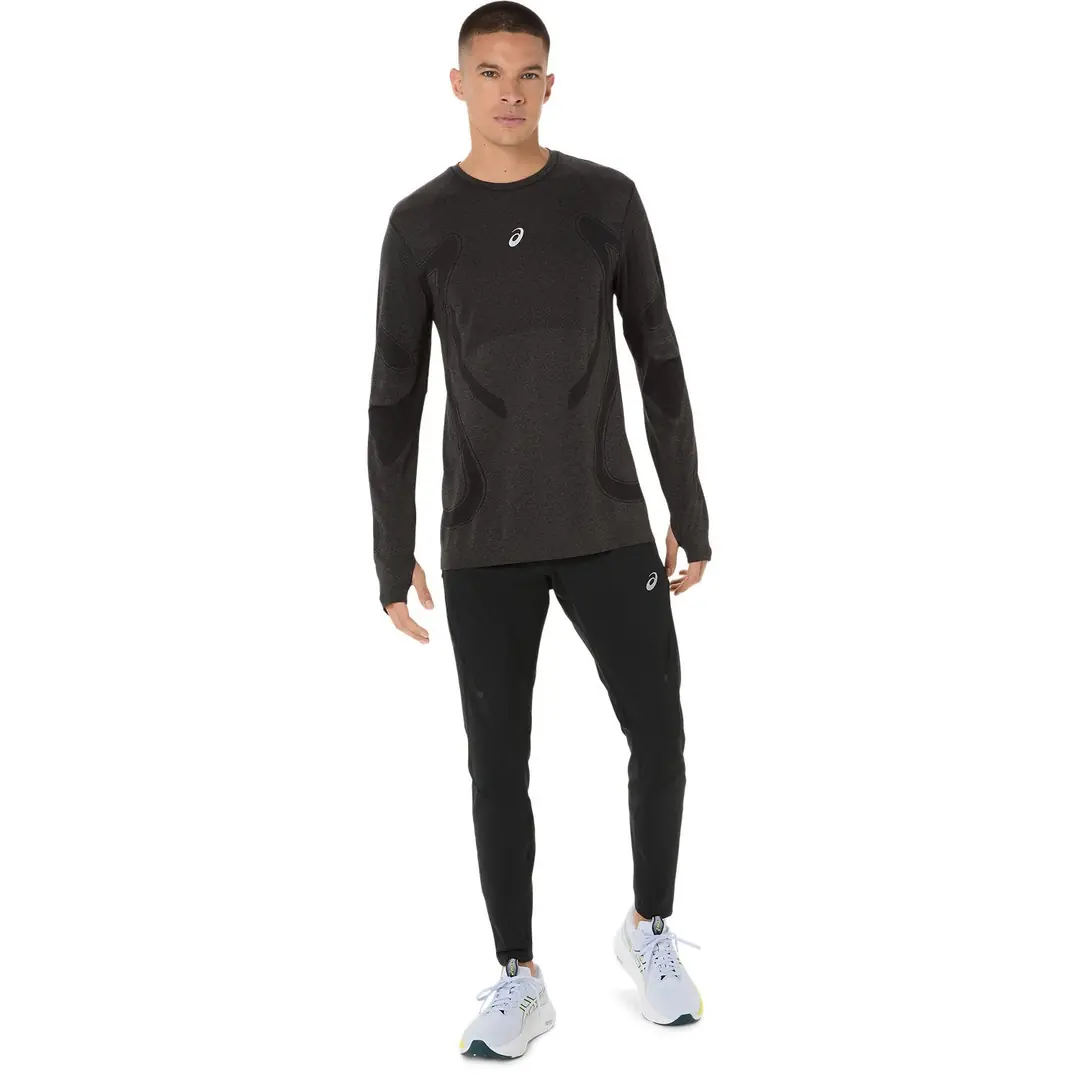 ASICS ROAD SEAMLESS LS TOP - Erkek Spor T-shirt