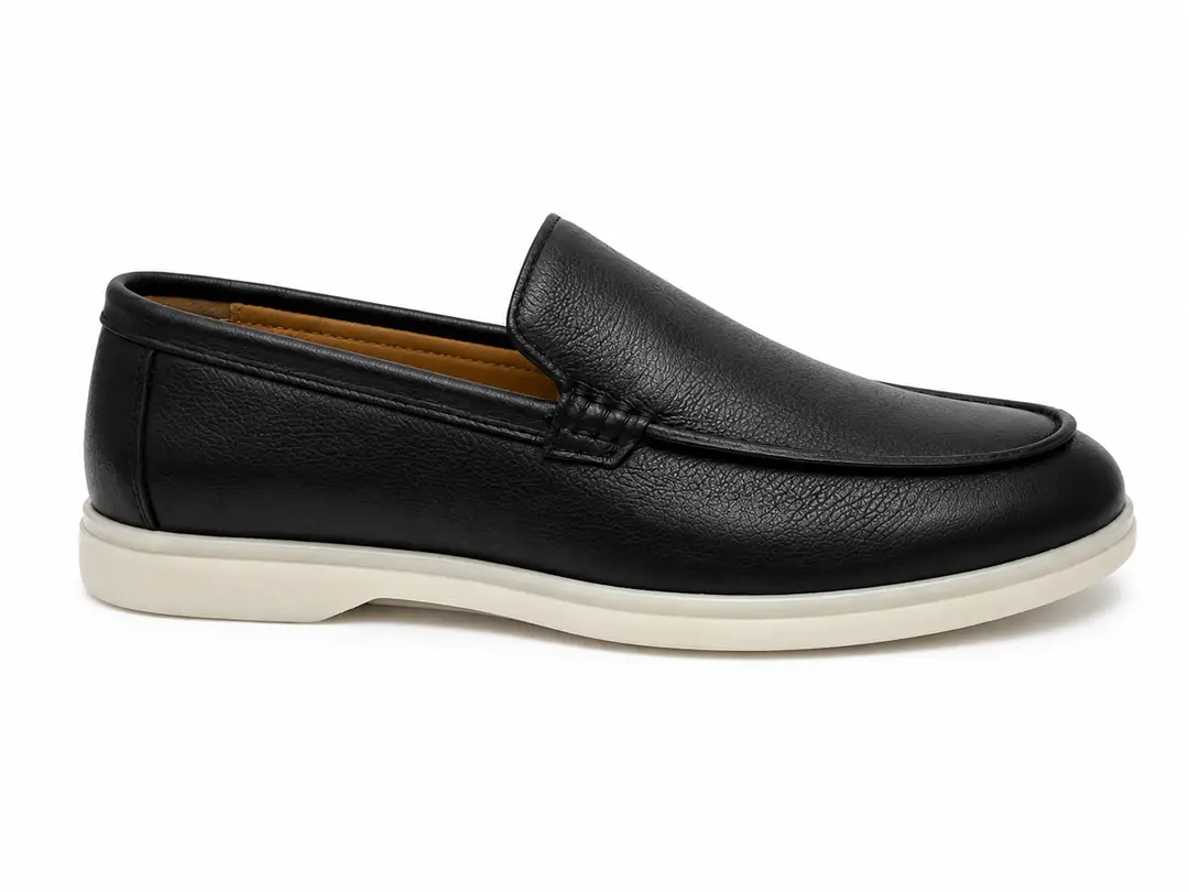 Marcomen 7323 Erkek Siyah Loafer Ayakkabı