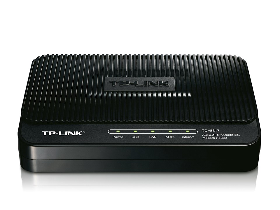 TP-LINK TD-8817 ADSL2+, KABLOLU, 1PORT ETH, 1PORT