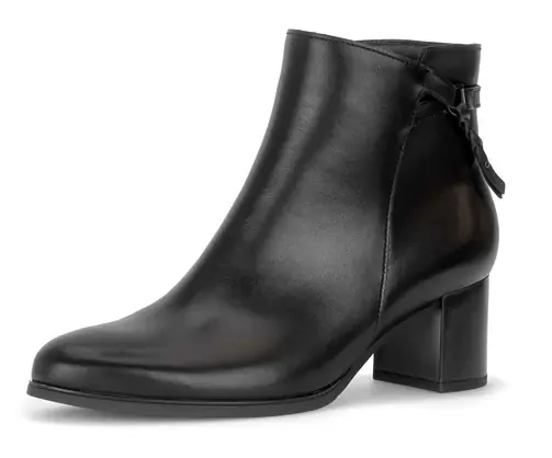 Gabor 8053.01.002 Black Women's Heeled Ankle Boots