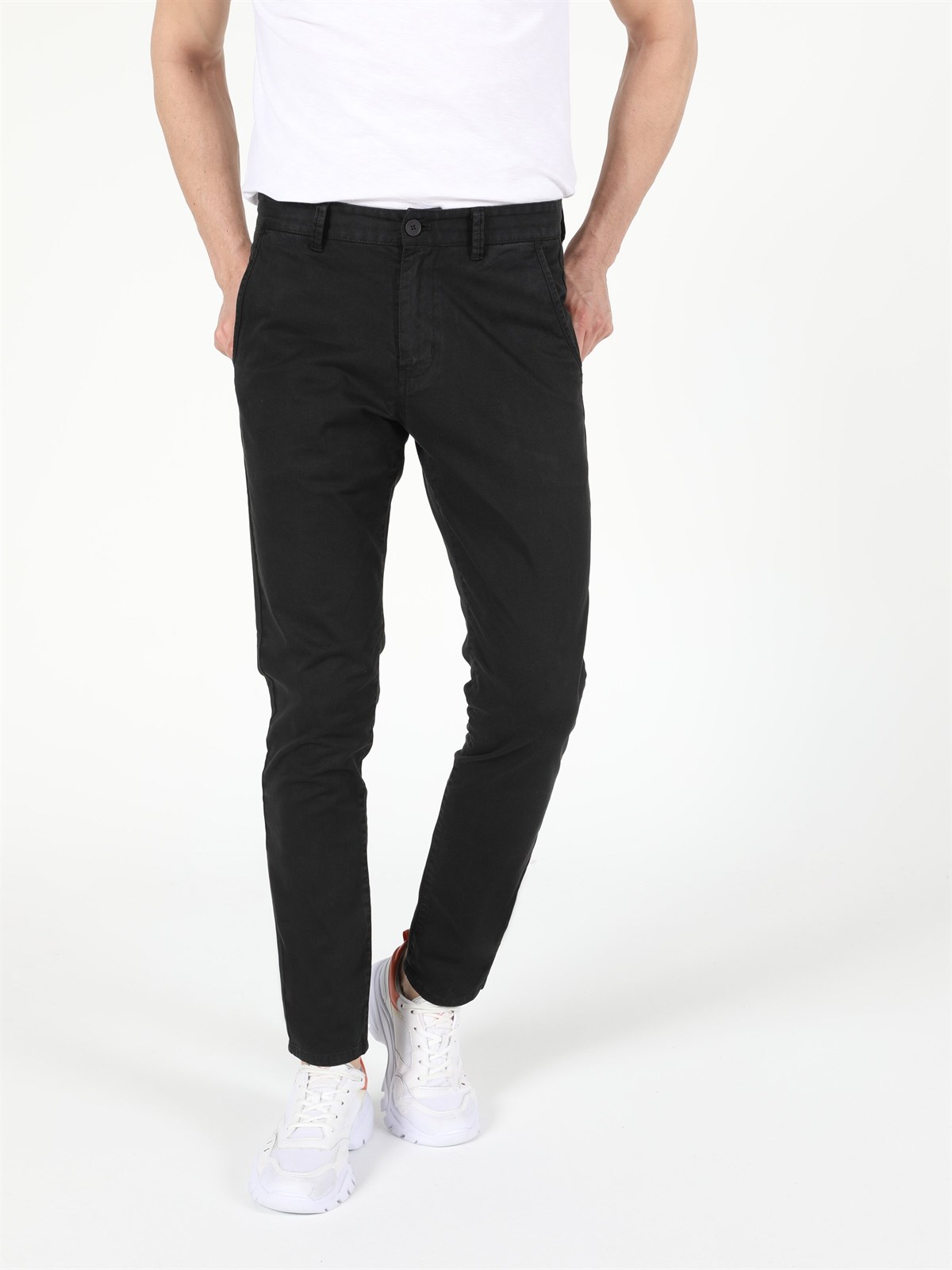 Dokuma Alt Erkek Pantolon Slim Fit