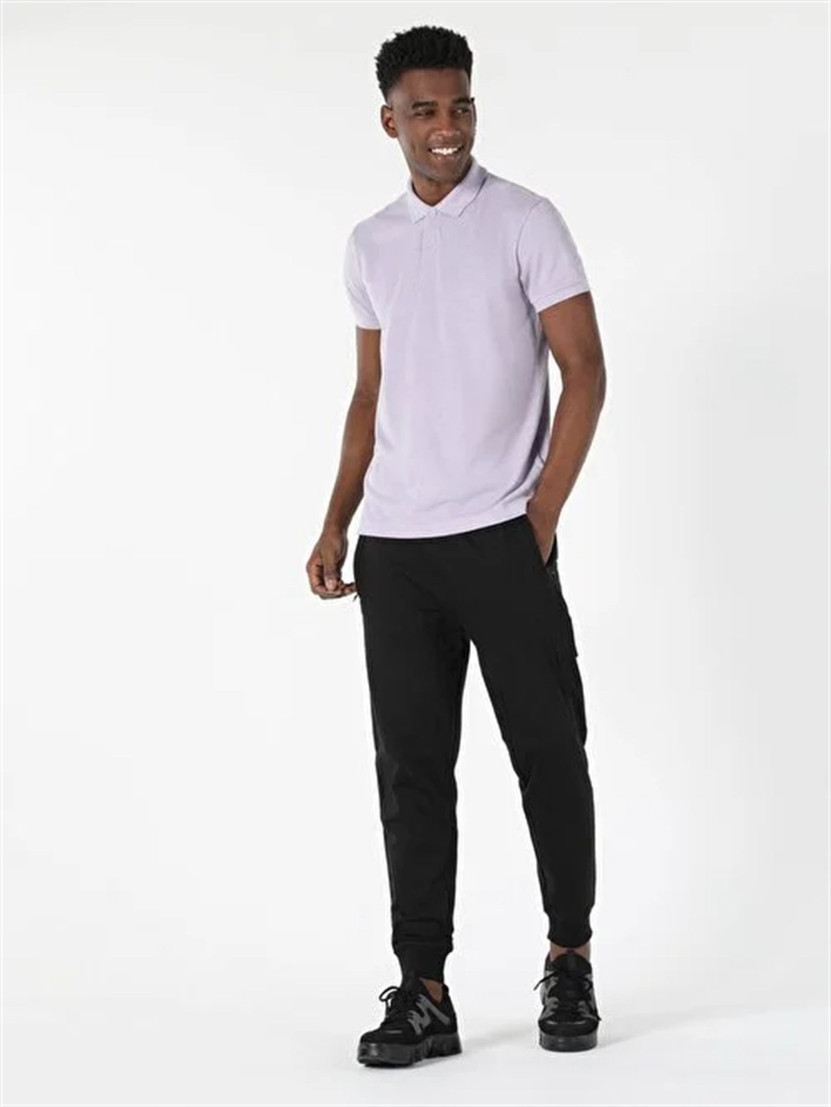 Örme Erkek Polo Yaka Kısa Kol T-Shirt Classic Fit