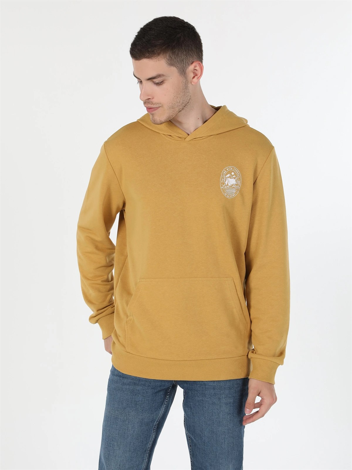 Örme Erkek Sweatshirt Regular Fit
