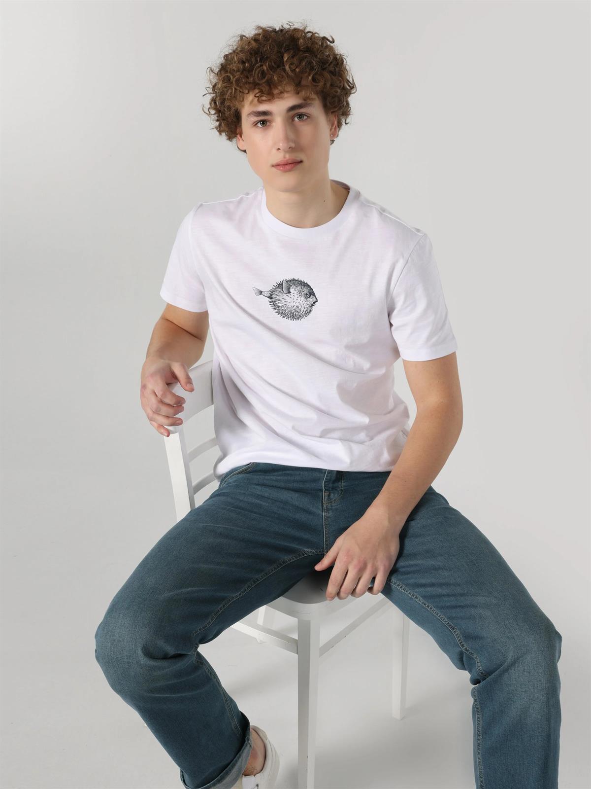 Colins 4788 Men's Regular Fit Short-Sleeve T-Shirt