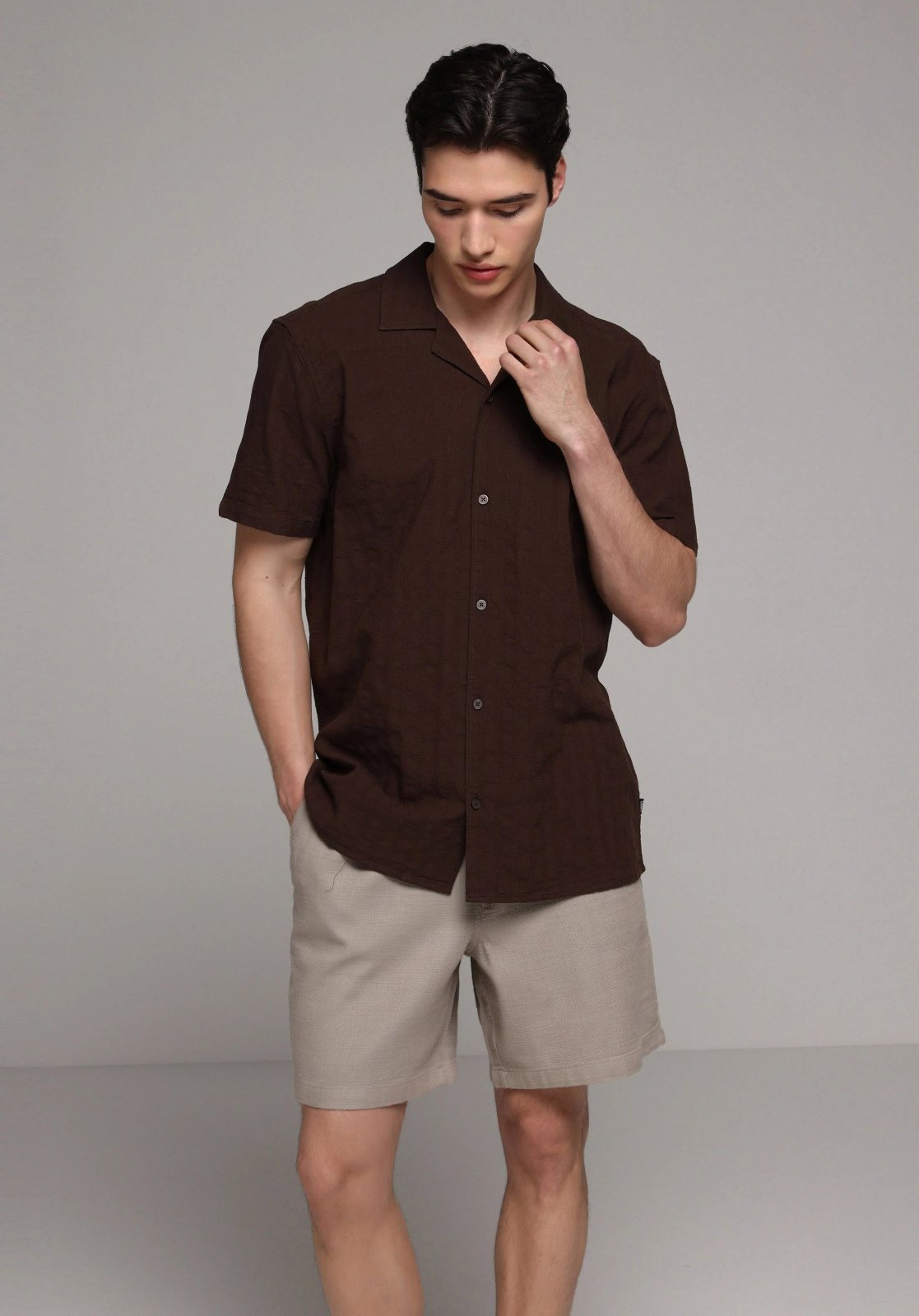 DOKUMA ALT ERKEK ŞORT Relaxed fit