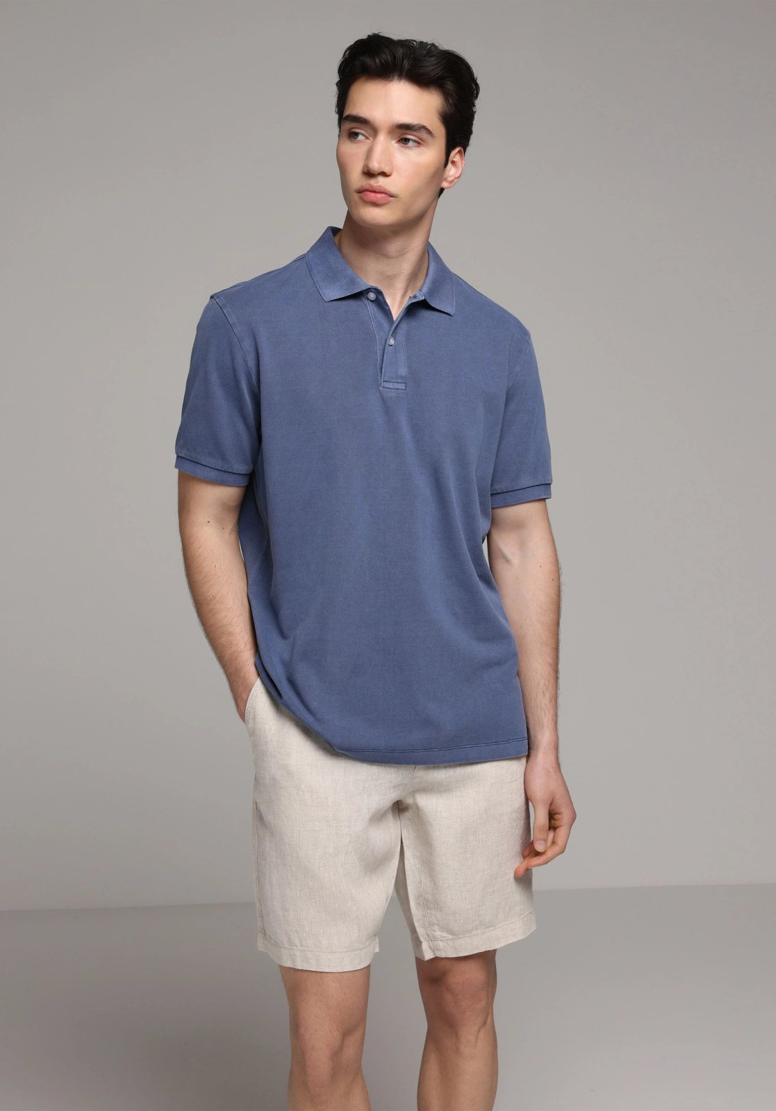 Dokuma Alt Erkek Şort Regular Fit